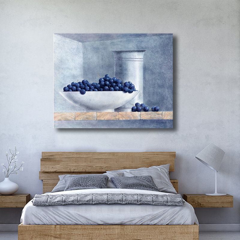 Light Color Tasty Fruits Canvas Modern Art Style Textured Wall Decor for Living Room