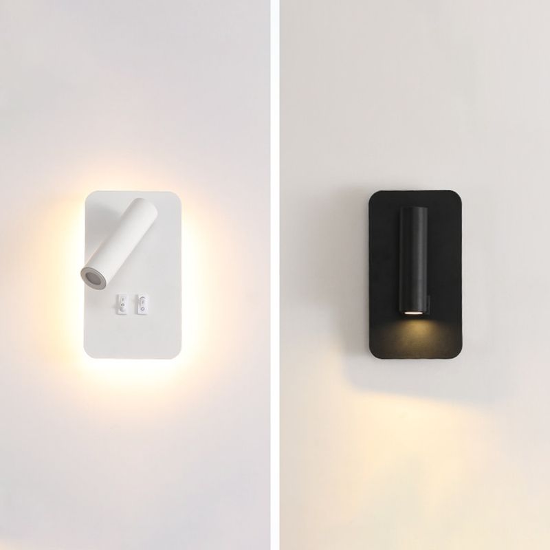 Lampada a 2 luci in metallo a parete moderna moderna geometrica