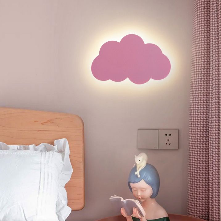 Cloud Sconce Light Fixture Nordic Style Metal LED Wall Lighting Fixture for Bedroom