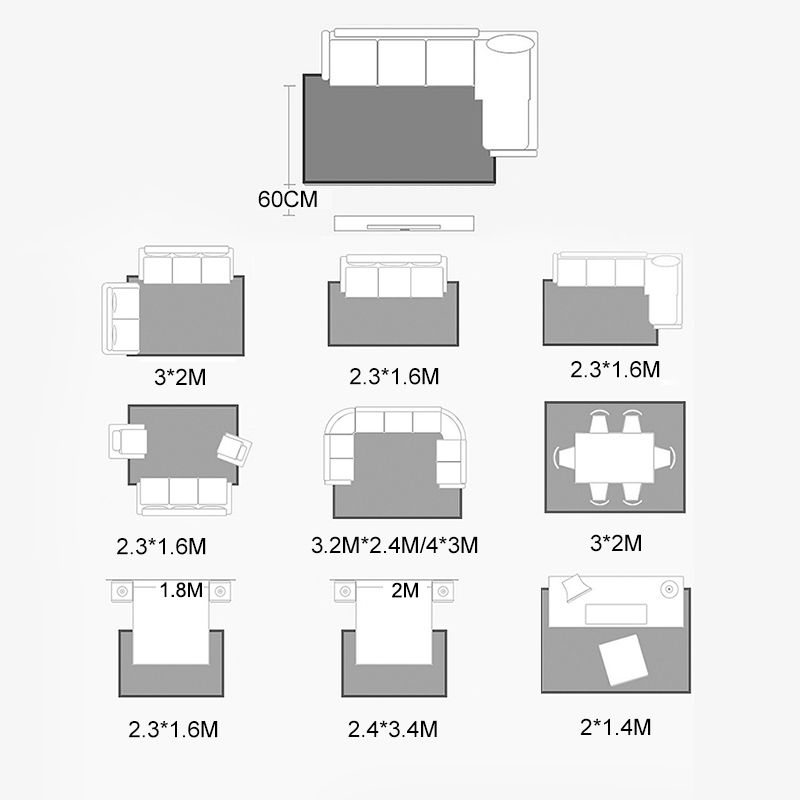 Gold Modern Rug Blending Abstract Print Rug Non-Slip Backing Rug for Living Room