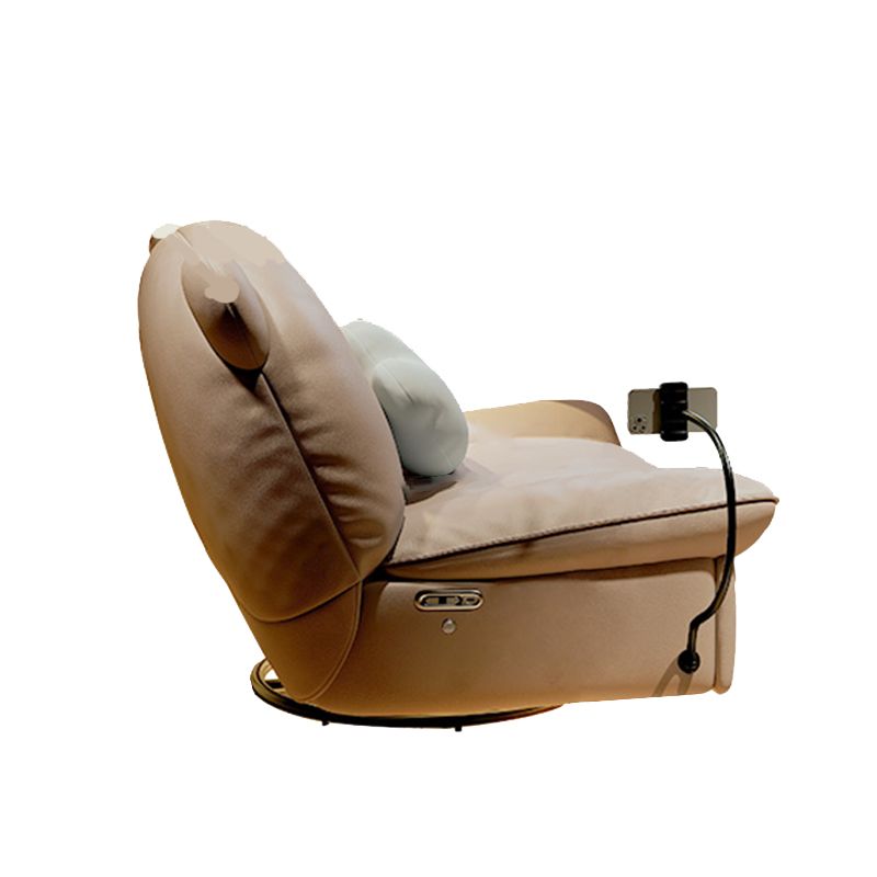 Scandinavian Genuine Leather Club Chair Recliner Massage Home Theater Recliner