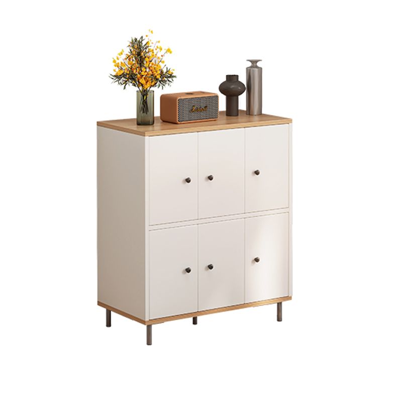 Horizontal Wooden Combo Dresser Contemporary Chest with Door