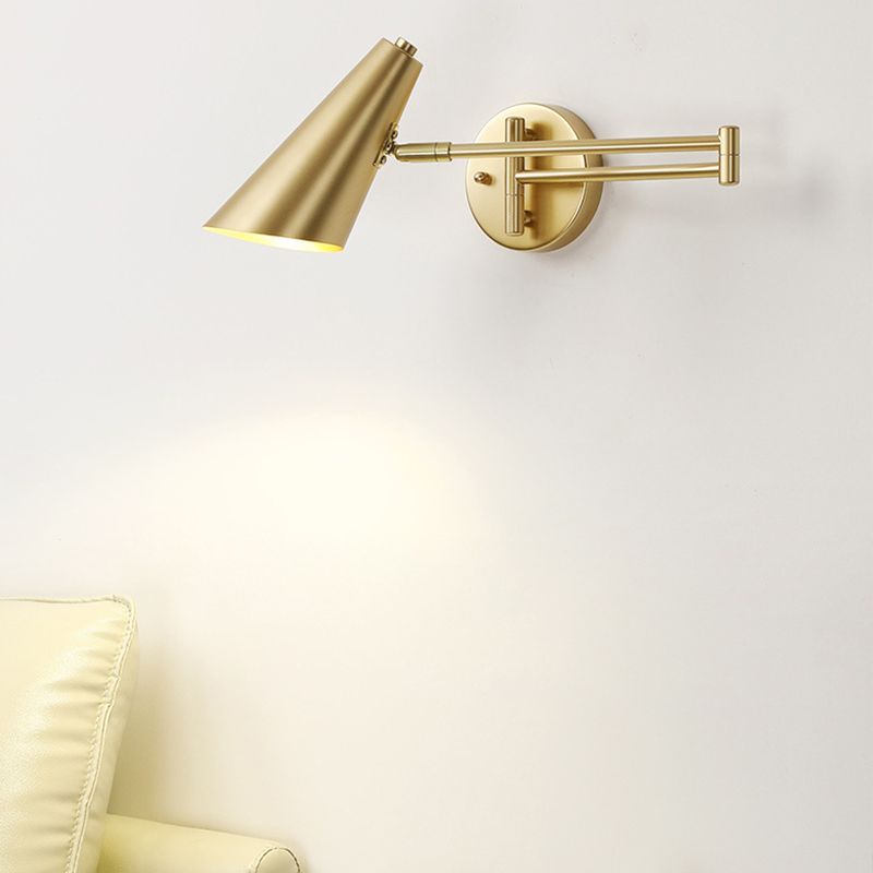 Metal Cylinder Wall Light Sconces Minimalism 1 Light Wall Mounted Lamp