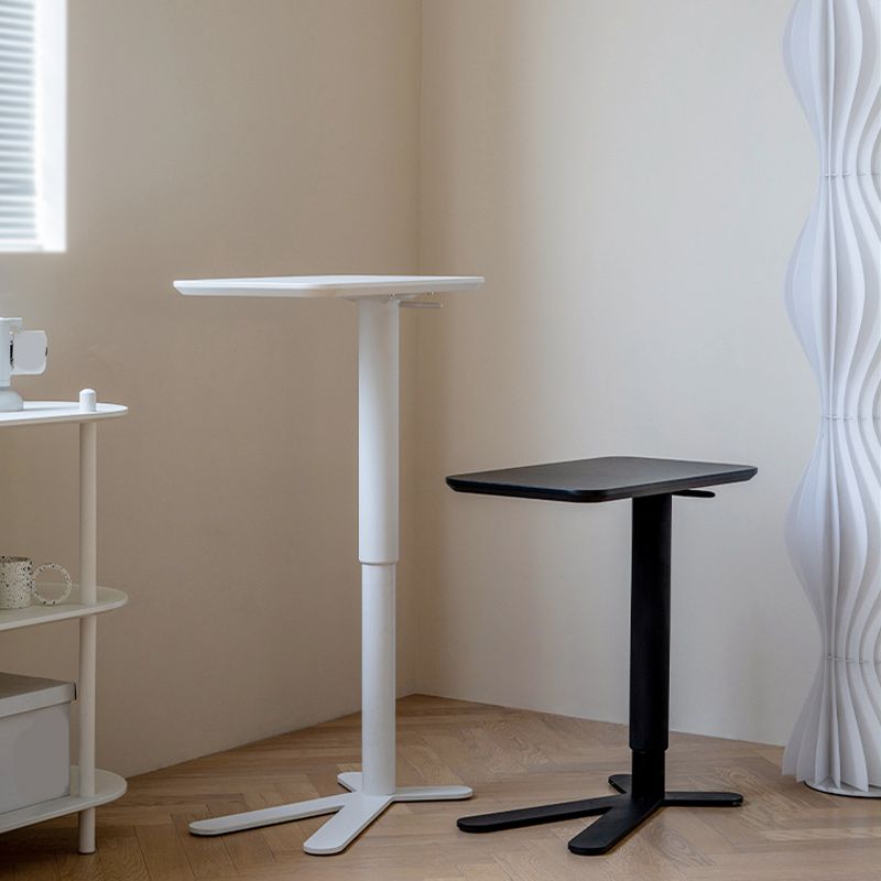 13" Wide Contemporary Corner Table Metal Rectangular Accent Side Table