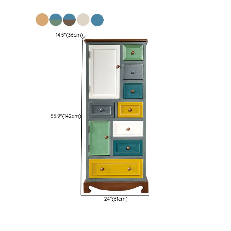 Coastal Dresser Solid Wood Storage Chest Dresser with 8/10/12 Drawers