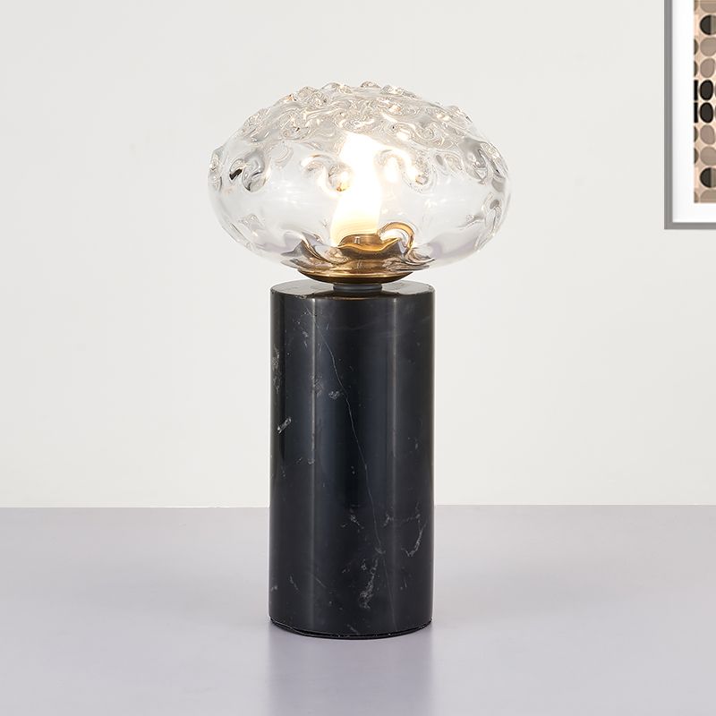 Lampada da tavolo a 1 tavolo contemporanea Black Lettura ovale Luce