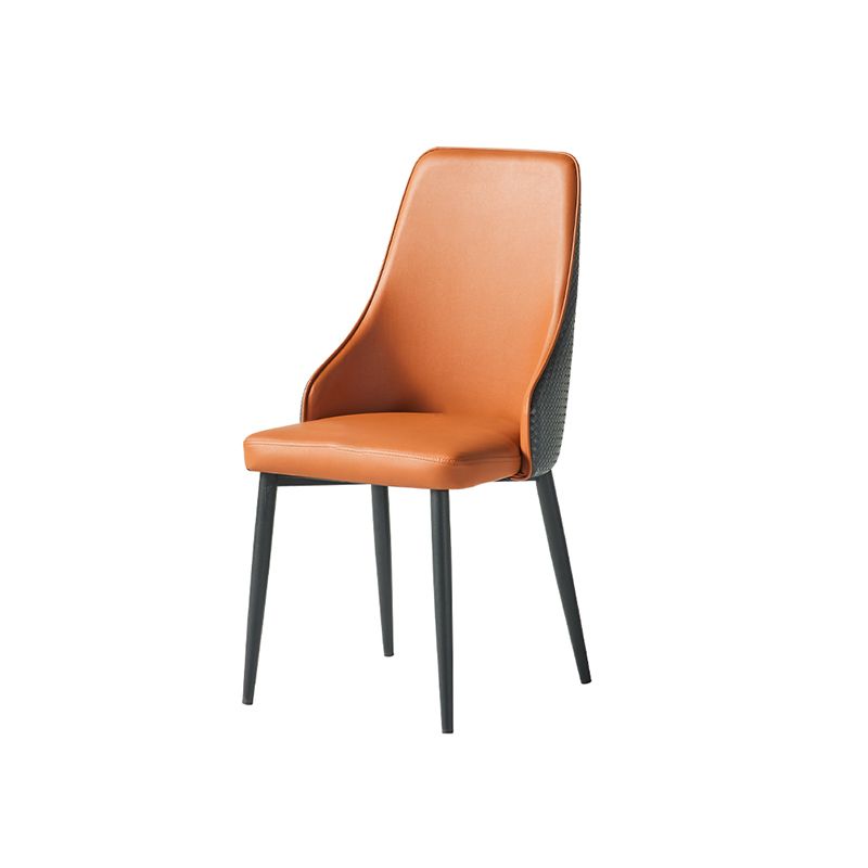 Parsons Dining Accent Chair Industrial Upholstered Dining Side Chair