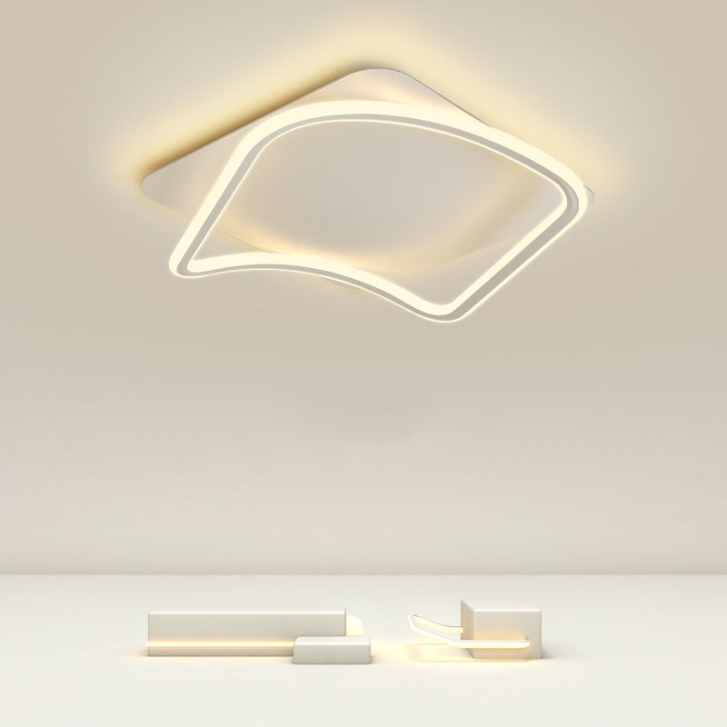 Plafonniers encastrés modernistes carrés Éclairage encastré à LED pour salon
