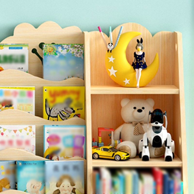 Leiter Bücherregal Solid Wood Contemporary Style Bookshelf für Lernraum