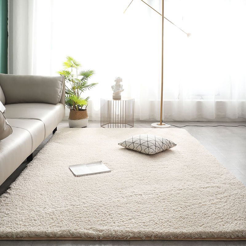 Nordic Solid Color Teppich Mulit gefärbte Baumwollmischfläche Teppich Anti-Rutsch-Backing Haustierfreundlicher Innenteppich für die Dekoration