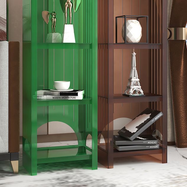 Acrylic Closed Back Storage Bookshelf Nordic Home Office Standard Bookcase