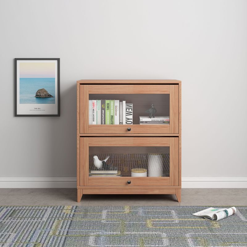 Manufactured Wood Standard Bookcase Scandinavian Bookcase with Door