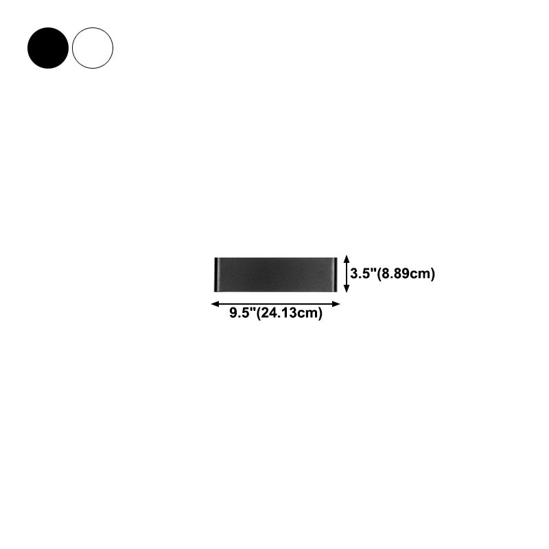 Strip Shape Wall Mount Light Modern LED Wall Sconce Light with Acrylic Shade for Aisle