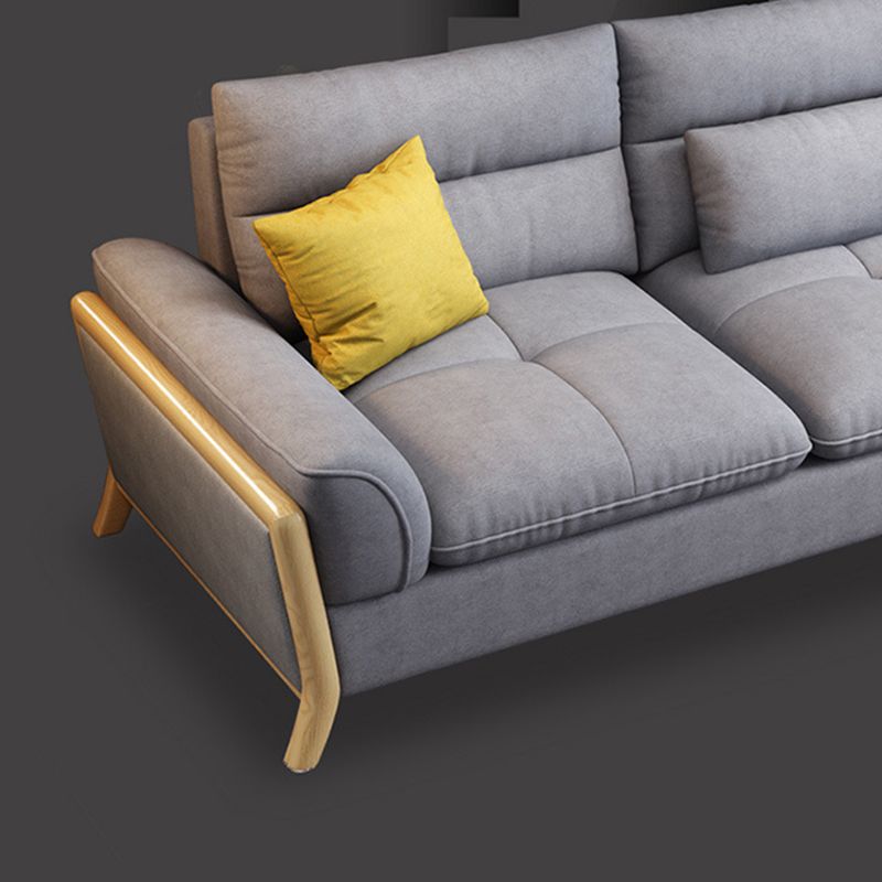 Nordic Cushions Pillow Top Arm Living Room Fabric Stationary Seating