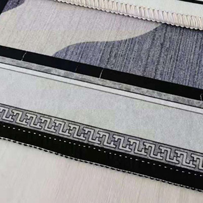 Nordic Modern Rug Rainforest Polyester Rug Washable Rug for Living Room