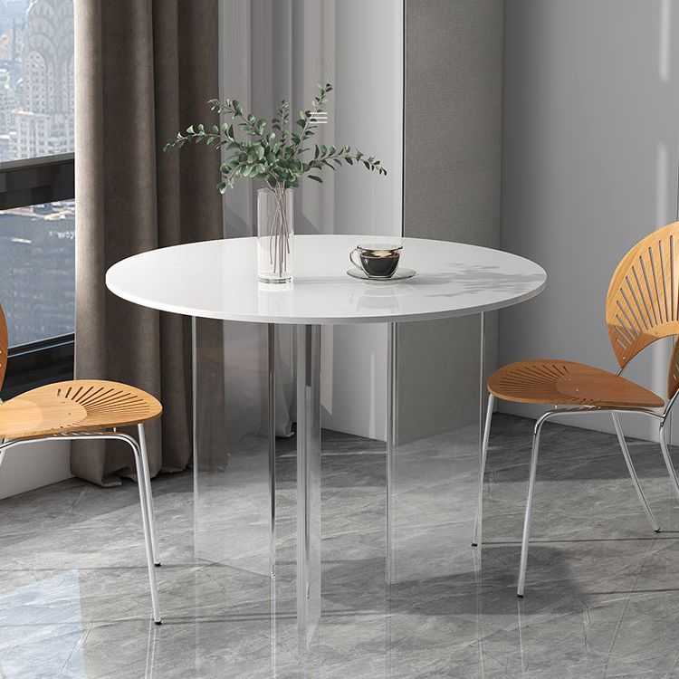 Modern 1/2/3 Pieces Dining Set Round Stone Dining Table for Dining Room Kitchen