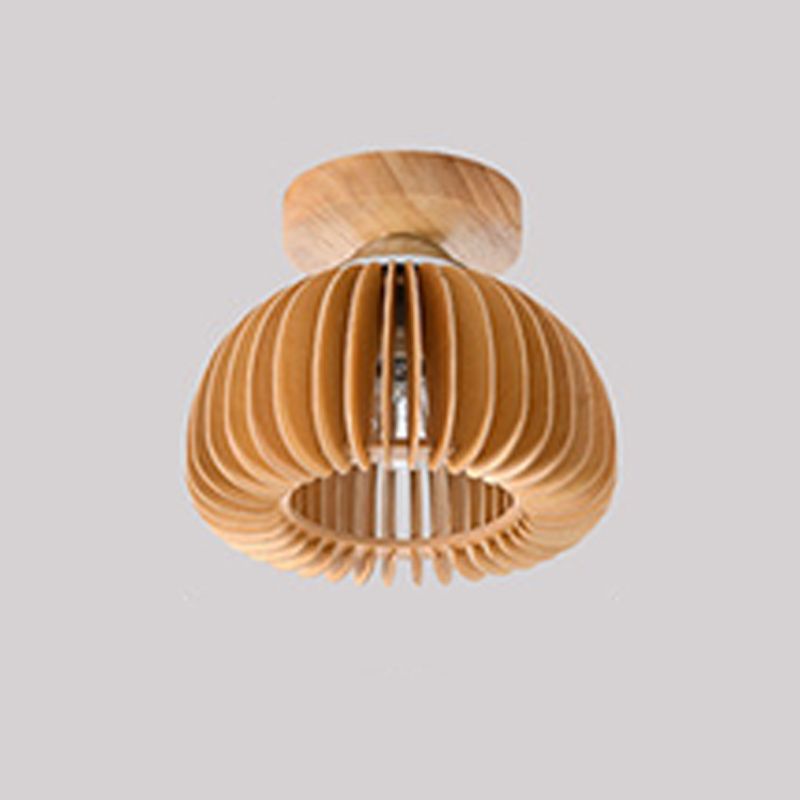 Modern Style Flush Mount Wood Flush Mount Lighting for Dining Room