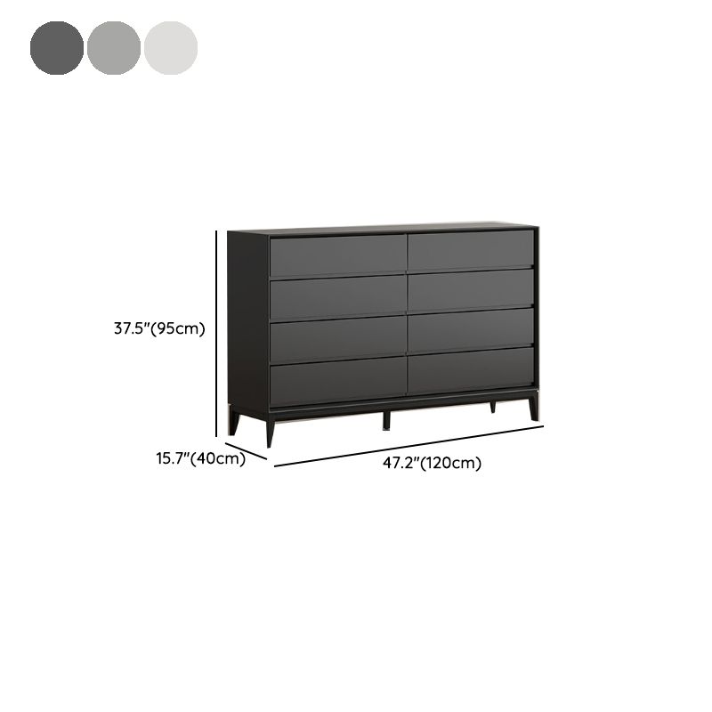 Modern Storage Chest Solid Wood Storage Chest Dresser with 8/6/4 Drawers