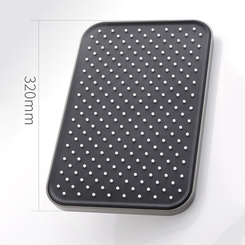 Contemporary Shower System Dual Shower Head Slide Bar Thermostatic Wall Mounted Shower Set