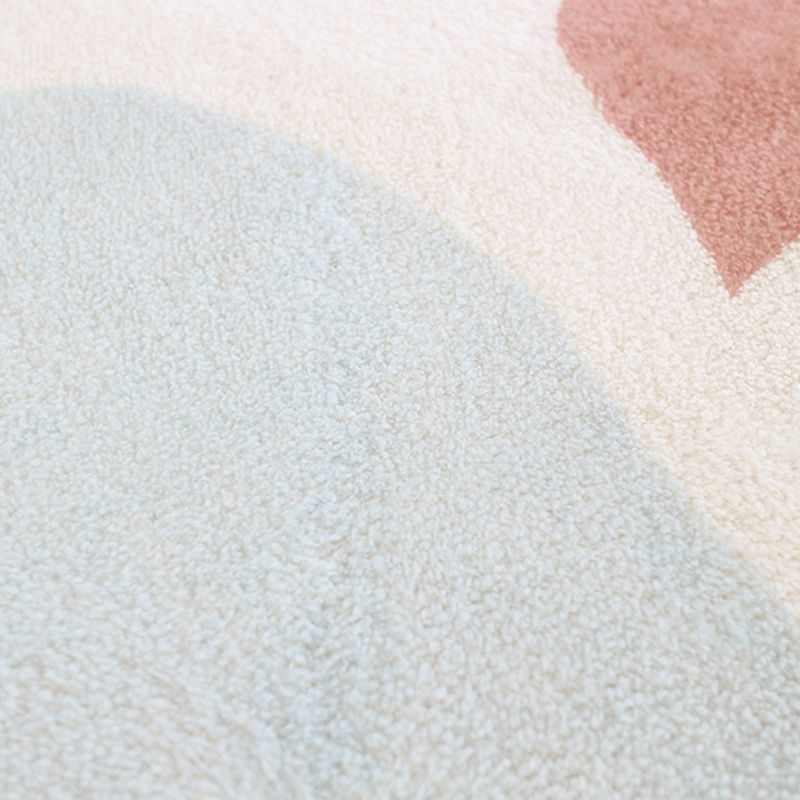 Innenteppich hellfarbener Teppich Färbung resistent Anti-Rutschtier-Teppich für Wohnkultur