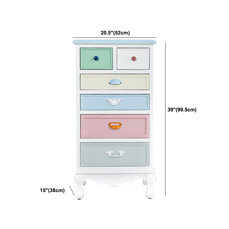 Nautical Engineered Wood Storage Chest Bedroom Chest with Drawers