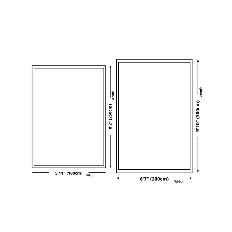 Gorgeous Geometric Rug Polyester Gray Rug Tear Resistant Rug for Living Room