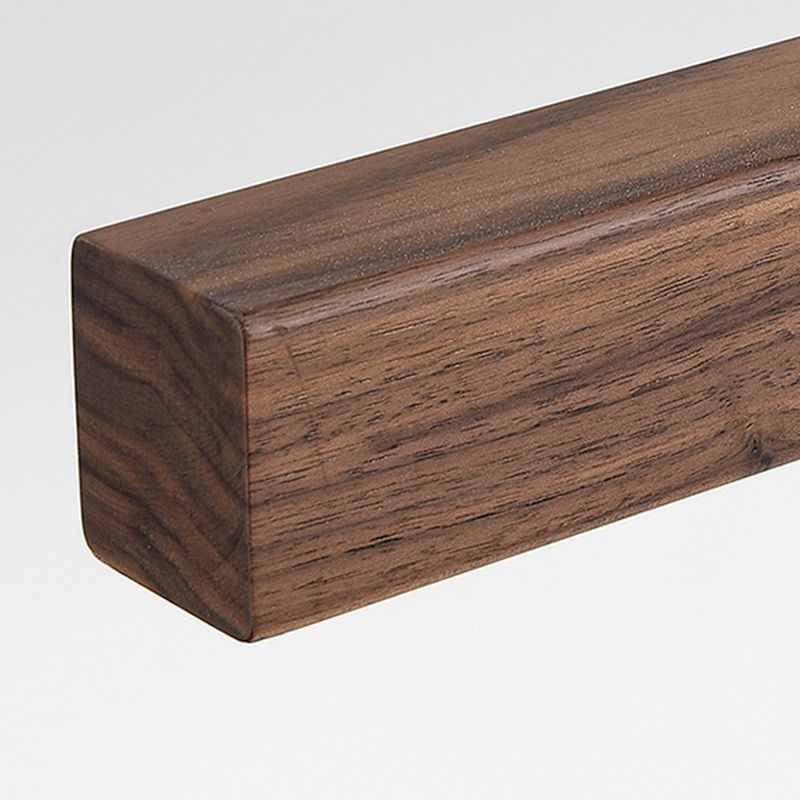 Zeitgenössische Insel Leichtes lineares Holz 1 helle Inselpendelleuchte für Küche