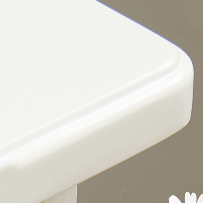 22" Wide Student Desk Wooden White Student Table with Storage Drawer