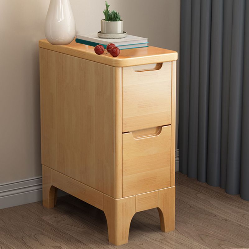 Mid-Century Modern Accent Chest Wood Chest with Antique Finish