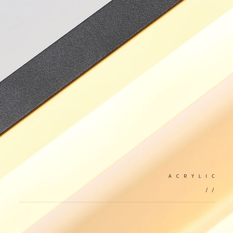 Zeitgenössische Wandleuchte rechteckige Form LED -Wandleuchte Leuchten für Nachtkorridor