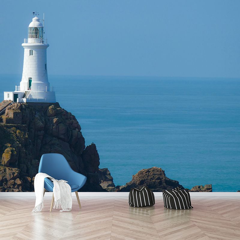 Extra Large Lighthouse Wall Mural Mildew Resistant Wall Art for Interior Decor