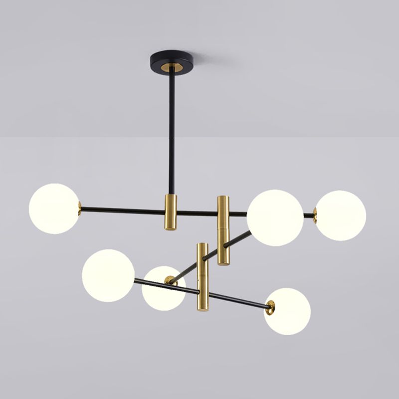 Moderni lampadari a LED Bubble lampadario lampadario Fissature di illuminazione vetro