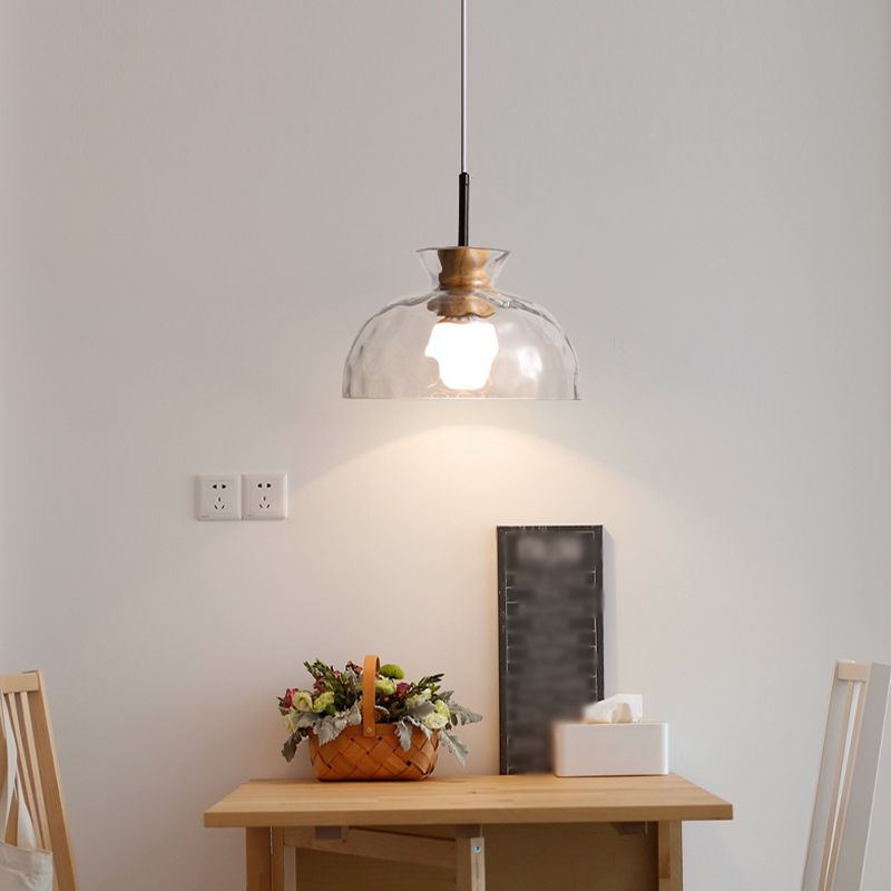 Geometric Shape Glass Hanging Light Modern Multi Lights Hanging Light Mounted Fixture