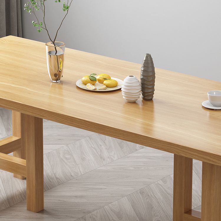 Contemporary 1/2/7 Pieces Dining Set with Solid Wood Table Dining Furniture