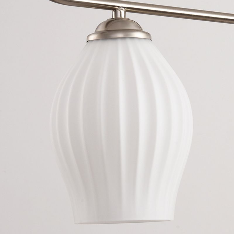 Black/White/Nickle Kitchen Island Lighting 3/4-Light Modern Island Pendant Lighting
