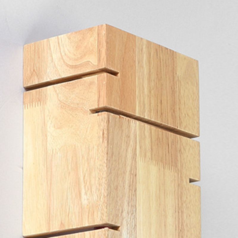 Modern Style Wall Lamp Wooden Wall Sconce Lighting for Bedroom