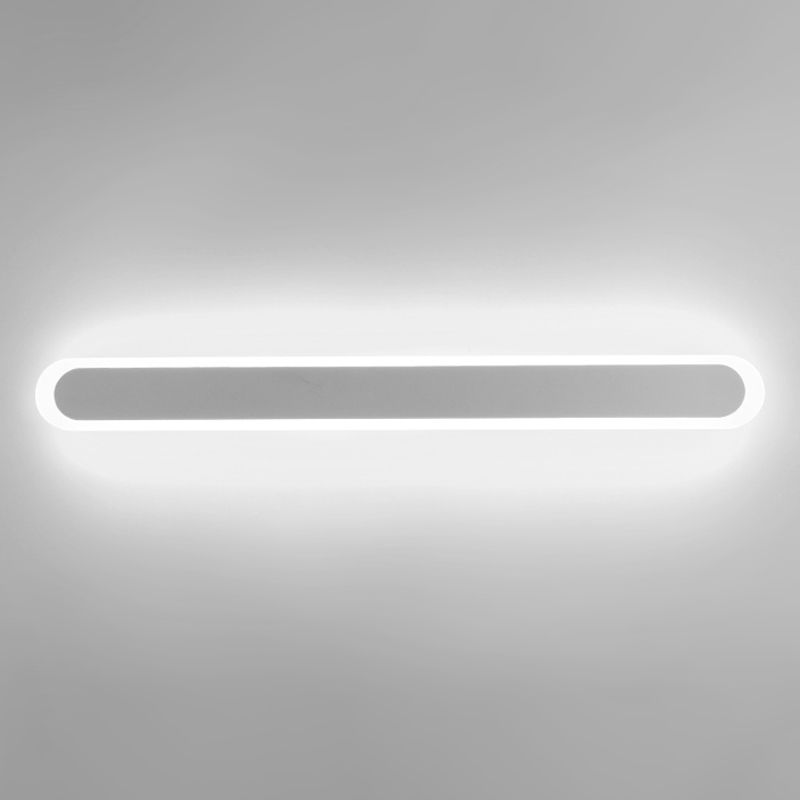 Iluminación de pared de forma lineal de metal Luz de luz de pared de luz simple moderna