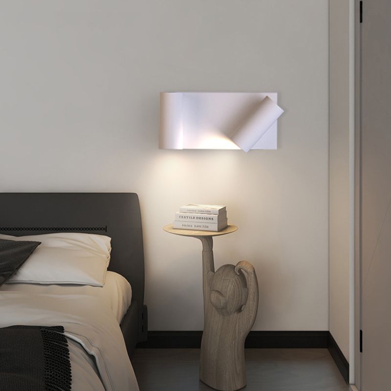 Geometric Wall Lighting Modern Metal 1 Light Wall Mount Lamp for Bedroom