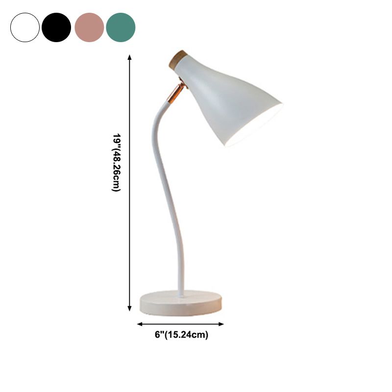 1 leggero modernismo lampada da tavolo in metallo lampade da tavolo notturno per sala da studio