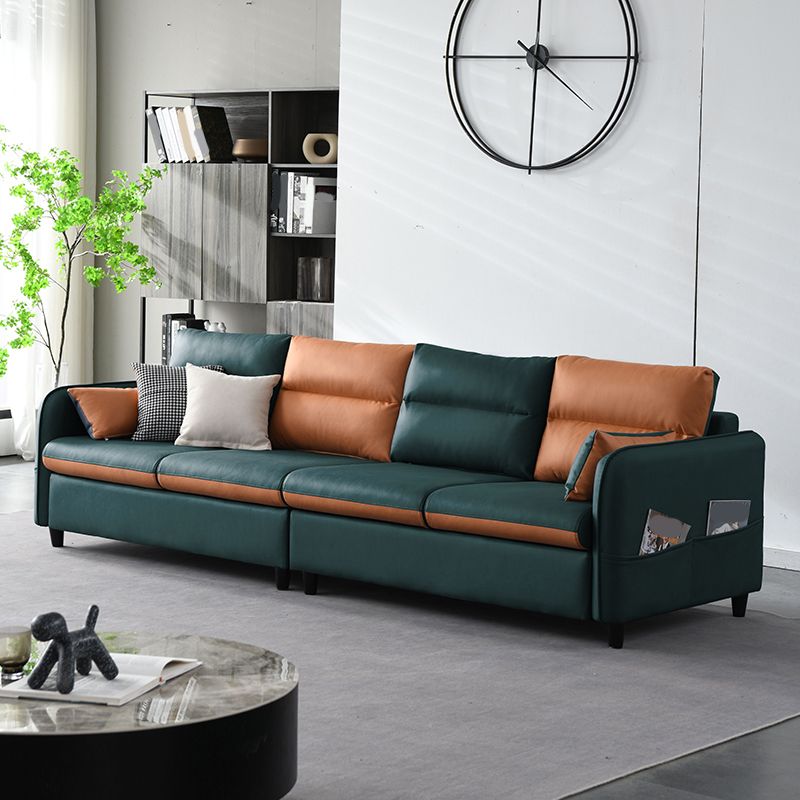 29.53" H Modern Square Arm Sofa with Cushions for Living Room,Apartment