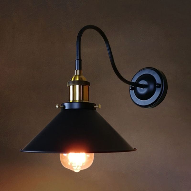 Industriestil ausgestattet geformte Wandlampe Metall 1 Leichte Wandmontagelampen