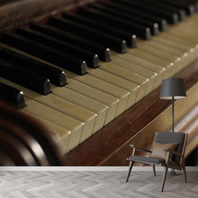 Customized Piano Hobby Mural Decorative Wallpaper for Bedroom