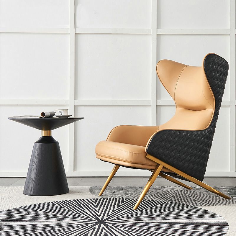 Contemporary Solid Wood Pedestal Round Living Room Side End Table
