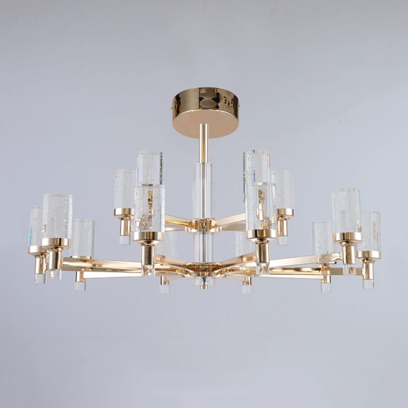 Crystal Contemporary Hanging Light Fixtures Sputnik Ceiling Light for Living Room