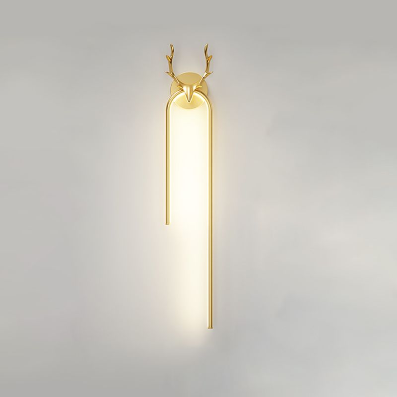 Lineaire SCONCE -verlichtingsarmaturen Moderne wandlamp metaal 1 Lichtwand SCONCE Verlichting