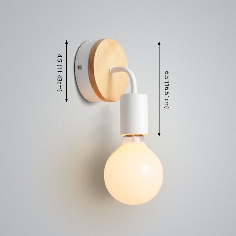 Lampade a parete per lampadina nuda Lampade a parete Ultra-Modern Wall Sconce Lighting per camera da letto