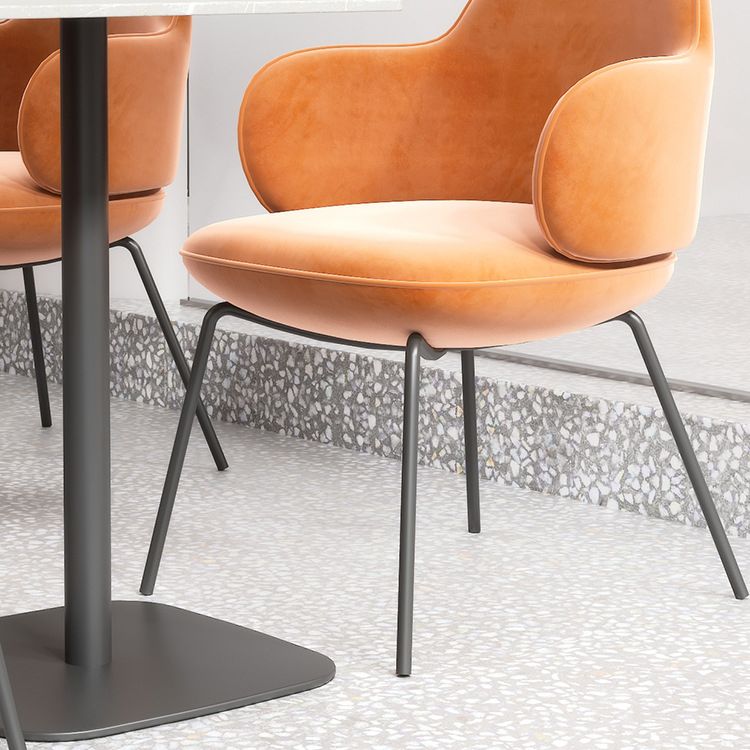 Contemporary Kitchen Dining Arm Chair Upholstered Chair for Kitchen