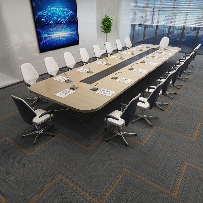 Carpet Tile Non-Skid Fade Resistant Gradient Loose Lay Carpet Tiles Living Room