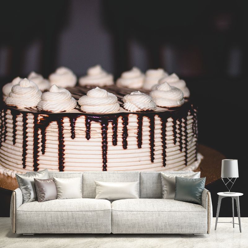 Contemporary Pastry Wall Mural Bakery Decals Moisture Resistant, Personalized Size Available