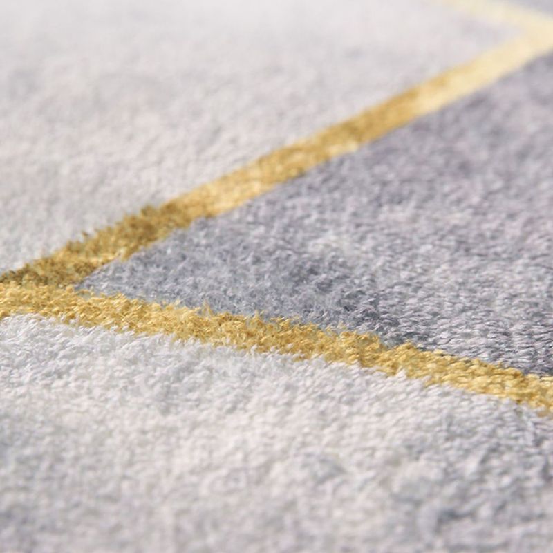 Beige Modern Rug Polyester Color Piece Area Rug Washable Rug for Living Room